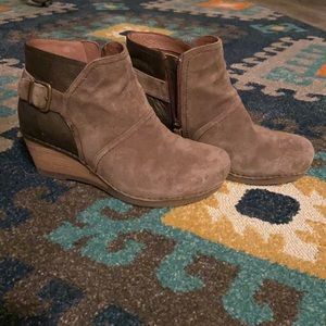 Dansko Suede Booties